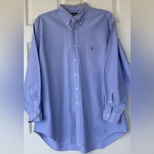 Ralph Lauren Men’s Oxford Button Down Lt‎ Blue 17.5-34